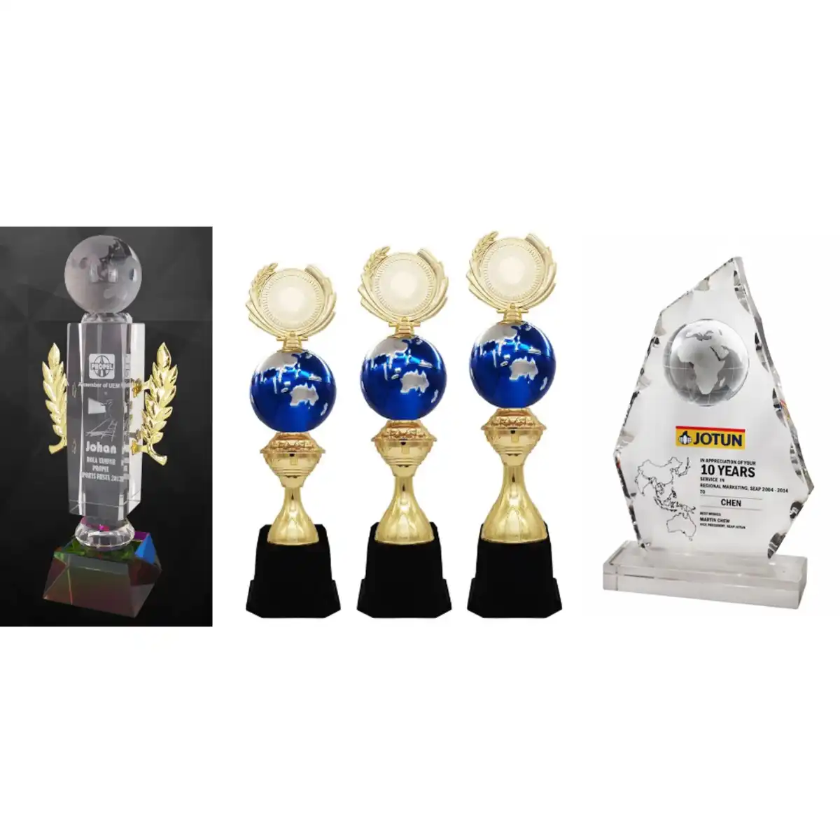 🌟 Trophy Shapes That Stand Out: Stars, Globes, Diamonds & More